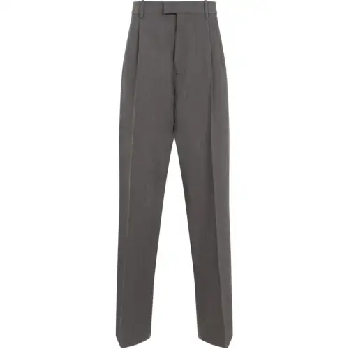 Bottega Veneta Pleated Straight Leg Trousers
