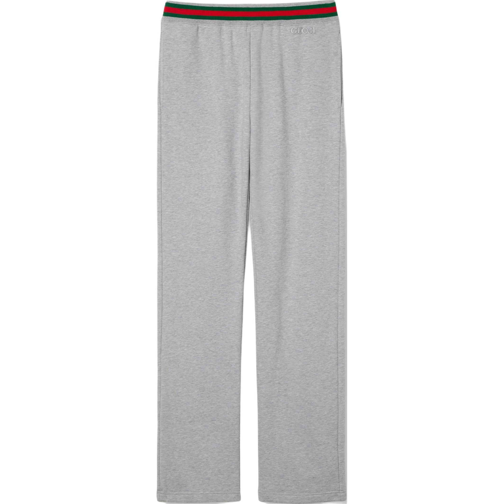 GUCCI Web Detailed Jersey Jogging Pants