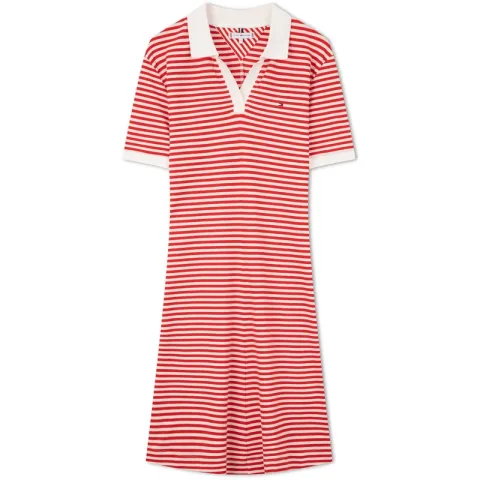 Tommy Hilfiger Logo-embroidered Dress