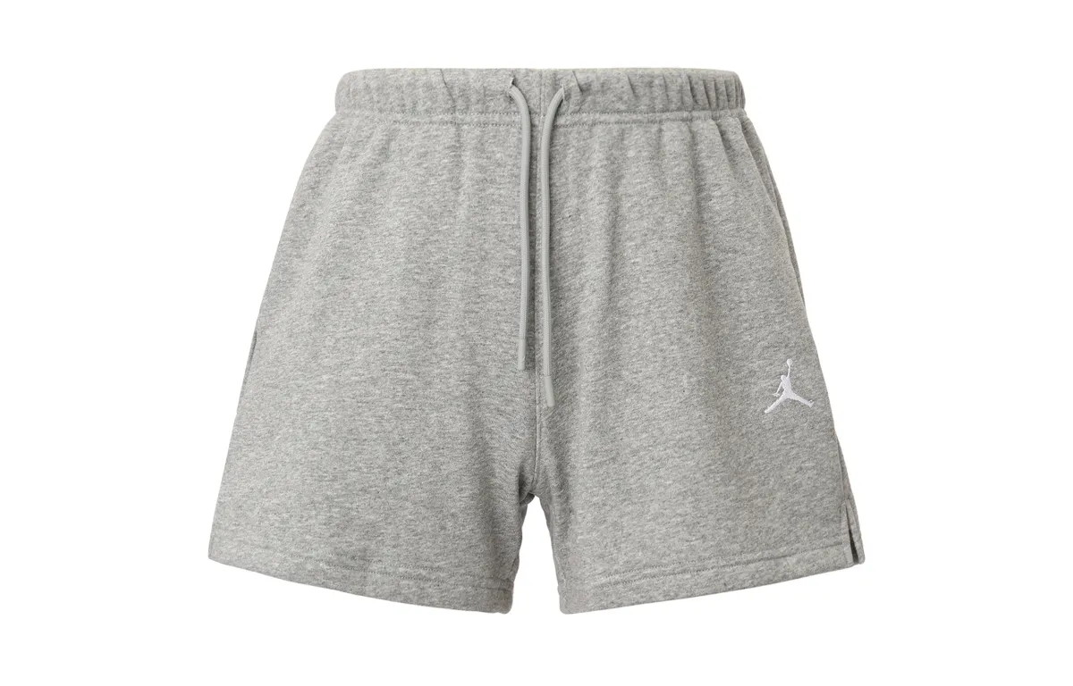 Jordan Brooklyn Fleece Casual Shorts Women's Toned Dark Gray/White