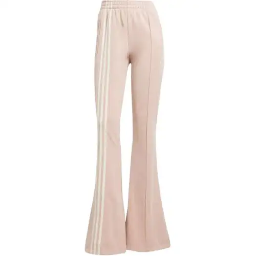 Adidas Women's 3 Stripes Flared Firebird Track Pants Ash Pearl
