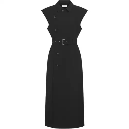 DIOR FW25 Short Sleeved Dress Women's Black