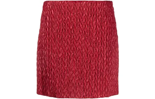 MIU MIU Casual Short Skirts Women's Red