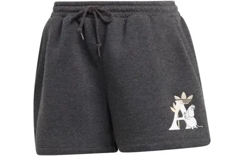Adidas Originals ADIDAS ORIGINALS X MOOMIN Casual Shorts Japan Version Women's Gray