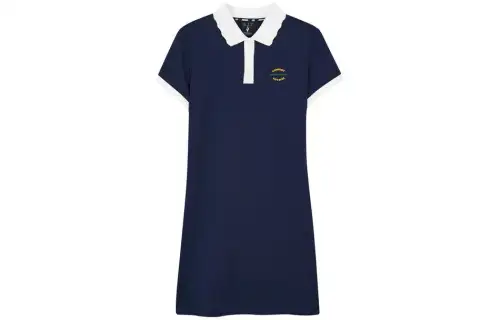 Skechers SS24 Short Sleeved Dress Women's Marine Blue
