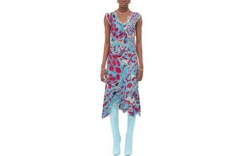 Bottega Veneta SS23 Short Sleeved Dress Women's