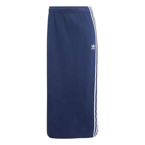 Adidas Originals Knit Long Skirt Women's Navy Blue