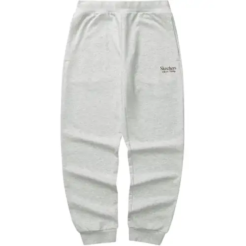 Skechers SS24 Knitted Sweatpants Women's Light Heather Gray