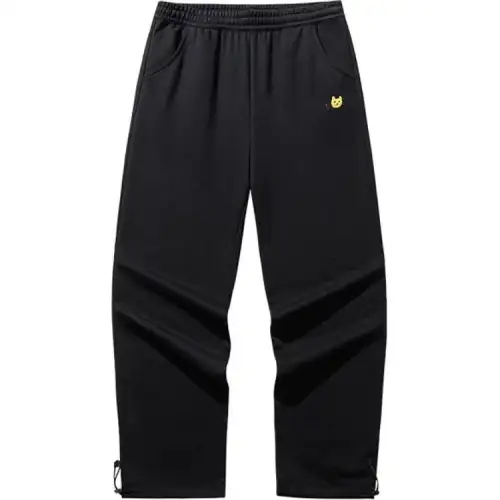 Anta x YOUHUAZHISHUO,LIANMINGKUAN Life Collection Knitted Sweatpants Women's Basic Black