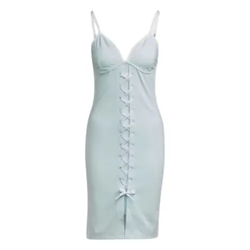 Adidas Originals Sleeveless Dress Japan Version Women's Blue