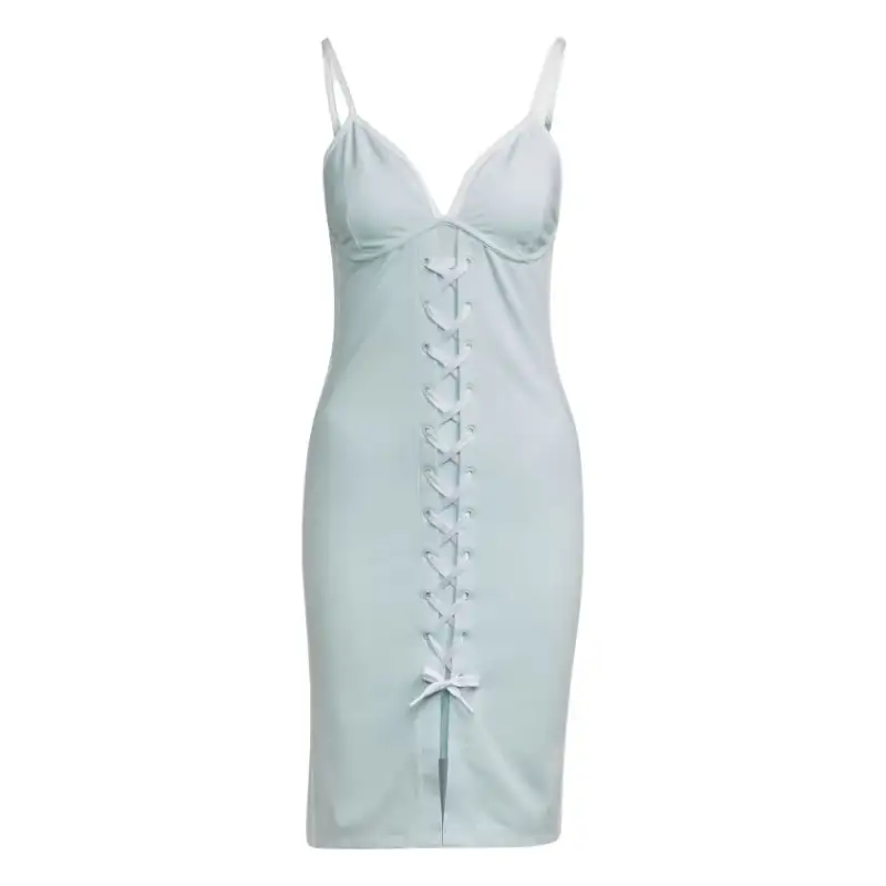 Adidas Originals Sleeveless Dress Japan Version Women's Blue