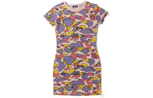 A BATHING APE Short Sleeved Dress Women's