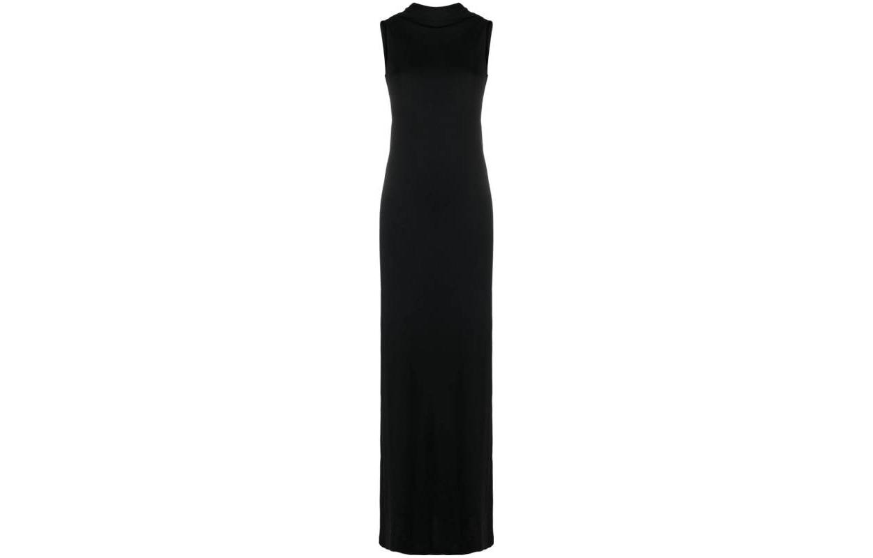 SAINT LAURENT Draped Maxi Dress