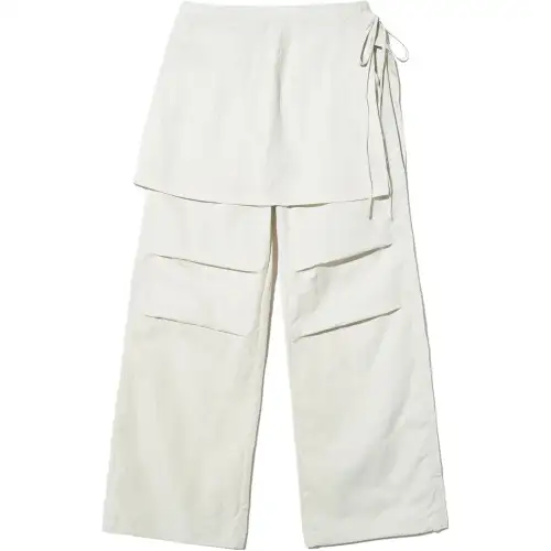 FILA Cargo Pants Women's Cream Thin Cargo Pants