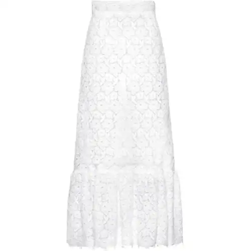 MIU MIU Casual Long Skirts Women's White Moderate Long Other