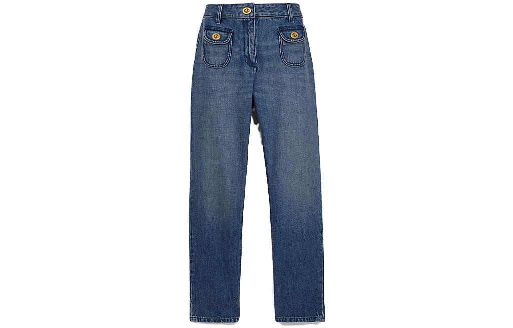 COACH SS23 Jeans Women's Denim Blue