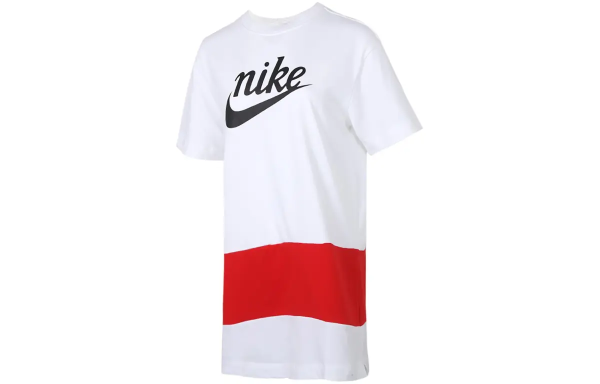 Nike Short Sleeved Dress Women's White/Red