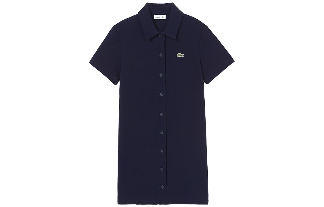 Женское платье LACOSTE Polo (темно-синее)