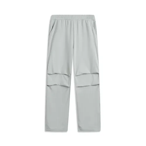 Li Ning Knitted Sweatpants Women's Brick Gray
