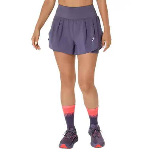 Asics ROAD 2 N 1 3.5IN SHORT Casual Shorts Women's Purple
