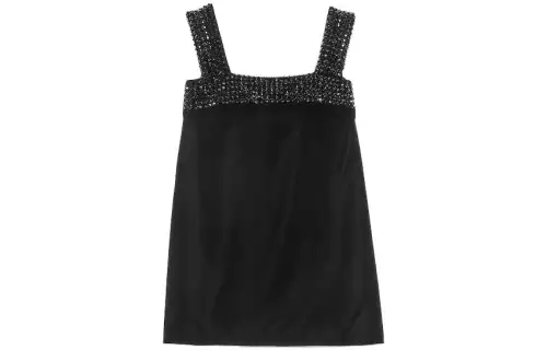 GUCCI Sleeveless Dress Women's Black