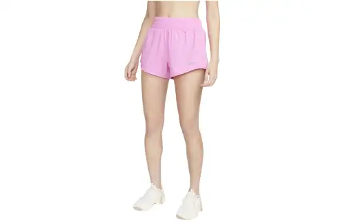 Nike One Women's Dri FIT Mid Rise 3' Brief Lined Shorts