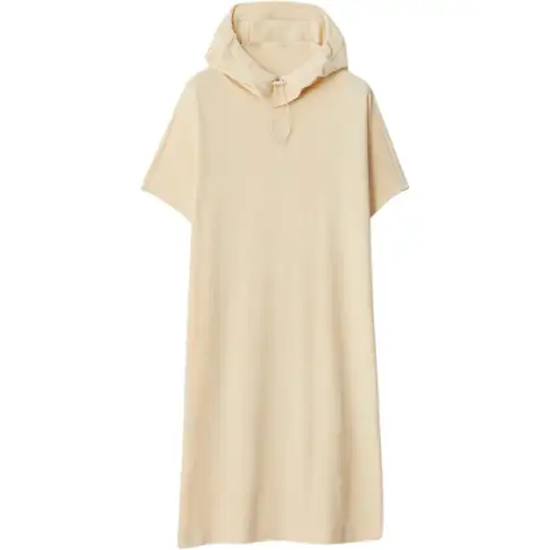 Burberry Towelling hooded cotton dress