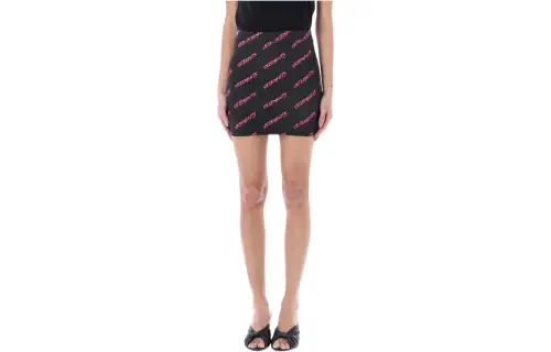 Vetements Casual Short Skirts Women's Black Short Other