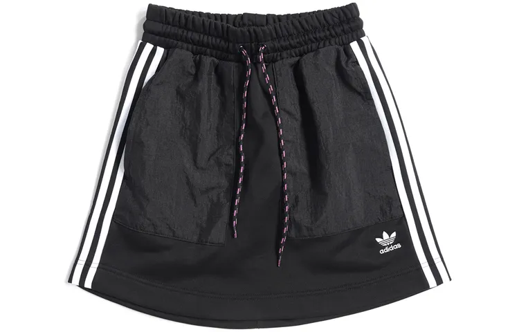 Adidas Originals The Baddie Edit Casual Short Skirts Women's Black
