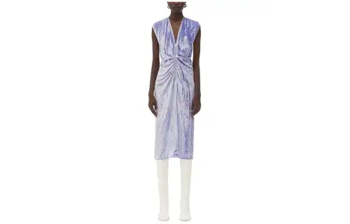 Bottega Veneta Sleeveless Dress Women's Amethyst Color