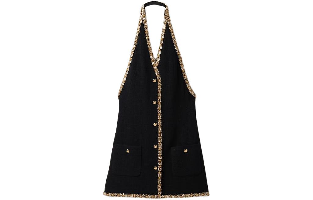 MIU MIU Embroidered Tweed Minidress