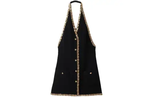 MIU MIU Embroidered Tweed Minidress