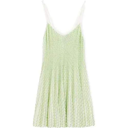 LOEWE SS24 Slip Dress Women's Green