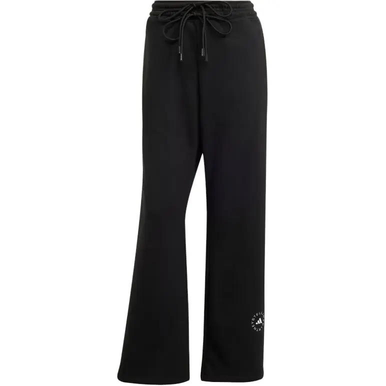 Adidas By Stella Mccartney Straight Leg Pants Knitted Sweatpants Women's Black
