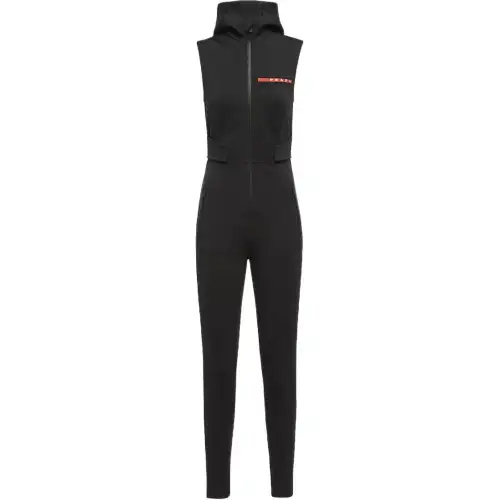PRADA Jumpsuits Women's Black Moderate Jumpsuit