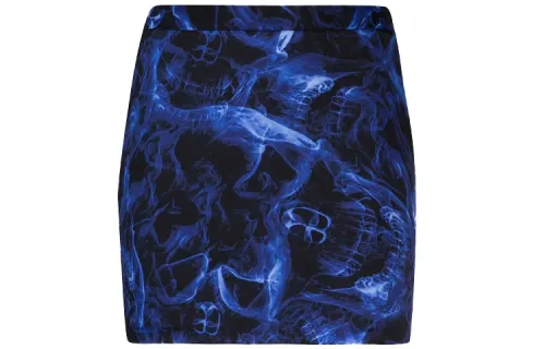 Vetements Casual Short Skirts Women's Black Short Bodycon Skirt