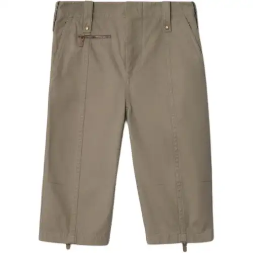 Burberry cotton cropped trousers