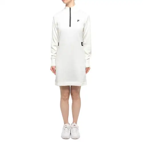 FILA Long Sleeved Dress Women's Ecru