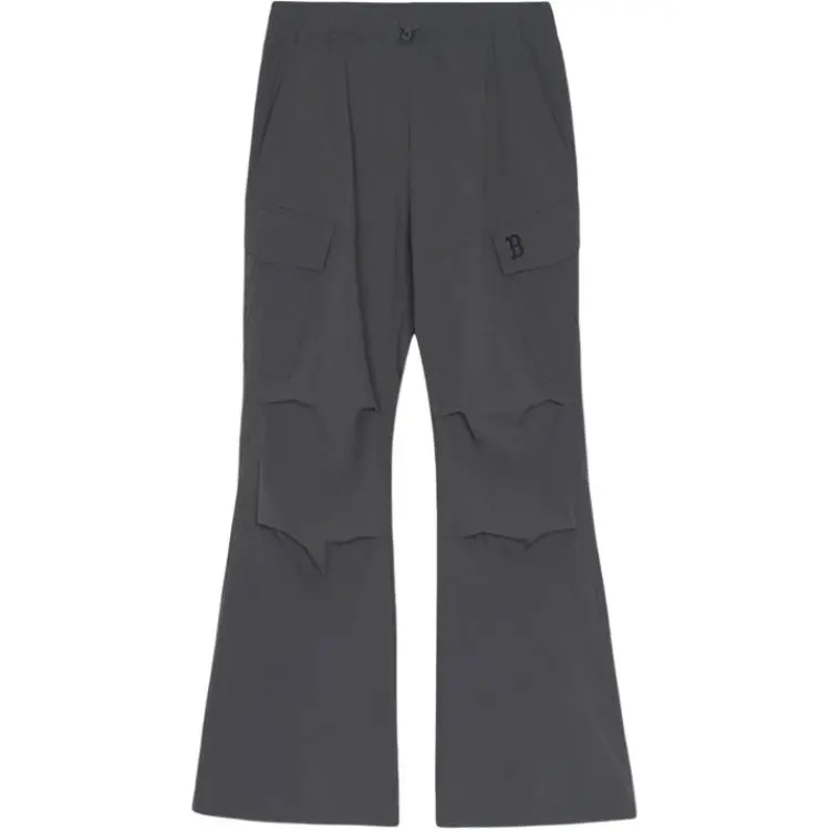 MLB Cargo Pants Women's Gray Moderate Flared Pants