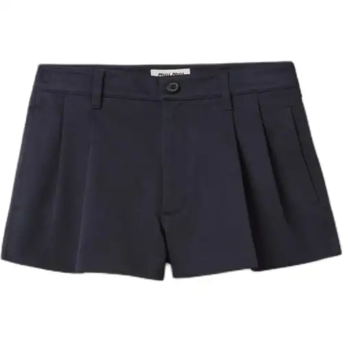 MIU MIU Casual Shorts Women's Blue