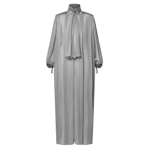 LOUIS VUITTON Sheer Stripe Knit Dress