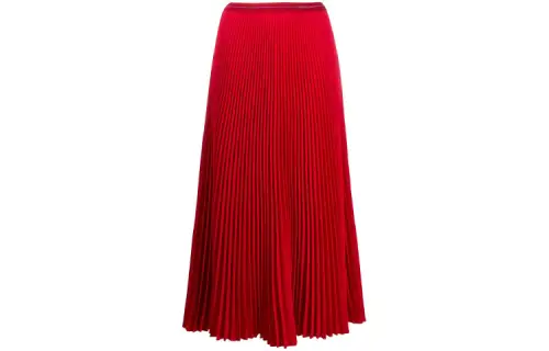 PRADA Casual Long Skirt Women's Red