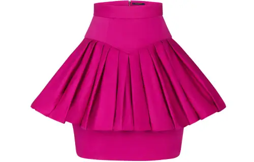 LOUIS VUITTON Casual Long Skirt Women's Rose Red