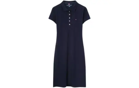 Tommy Hilfiger Short Sleeved Dress Women's Navy Blue