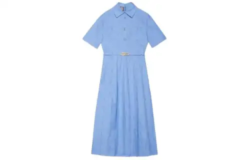 GUCCI Jacquard-logo Midi Dress