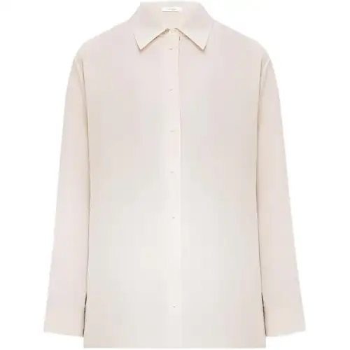 THE ROW Shirts Women's Light Beige Lapel Shirt