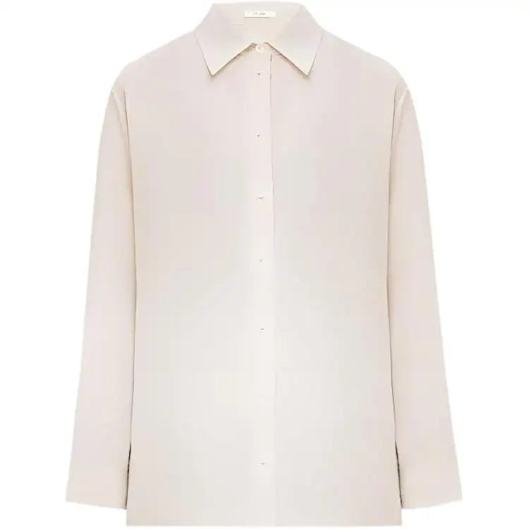 THE ROW Shirts Women's Light Beige Lapel Shirt