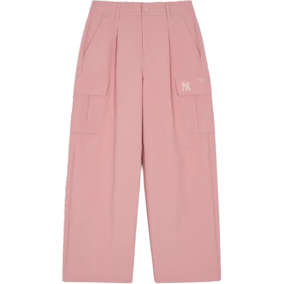 MLB Varsity New York Yankees Cargo Pants Women's Hemp Pink