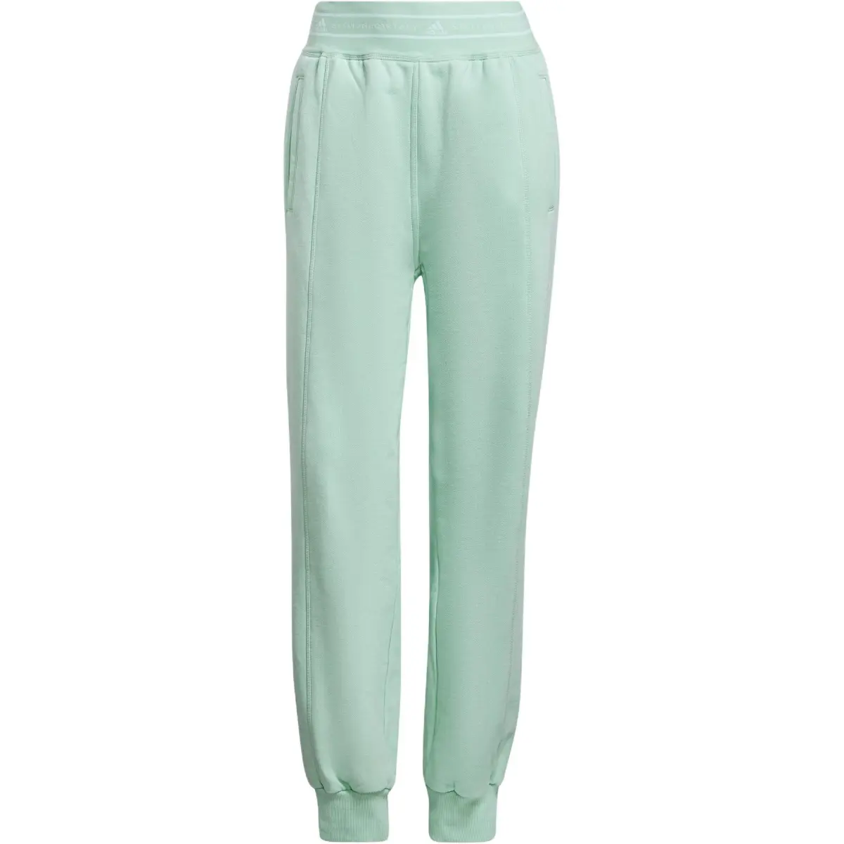 Adidas Stella McCartney PANTS Knitted Sweatpants Women's Frozen Green