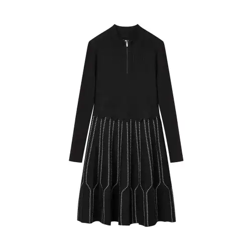 FILA Long Sleeved Dress Women's Jet Black
